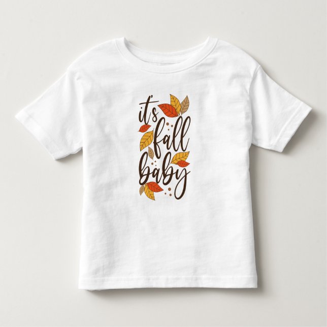 Es ist Fall Baby Kleinkind T-shirt (Vorderseite)