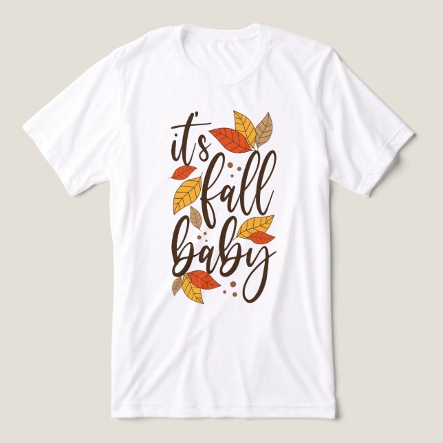 Es ist Fall Baby Tri-Blend Shirt (Design Vorderseite)