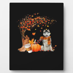 Es ist Fall Y’all Hund Erntedank Halloween Aesthet Fotoplatte