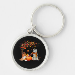 Es ist Fall Y’all Hund Erntedank Halloween Aesthet Schlüsselanhänger