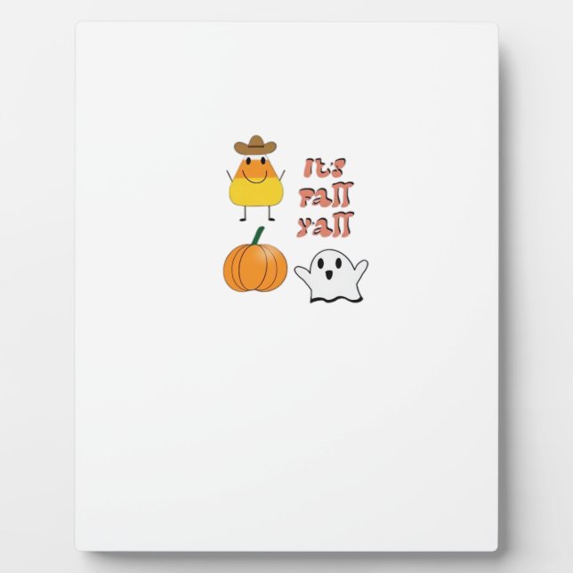 Es ist Fall Y’all Minimal Clean Fotoplatte (Vorderseite)