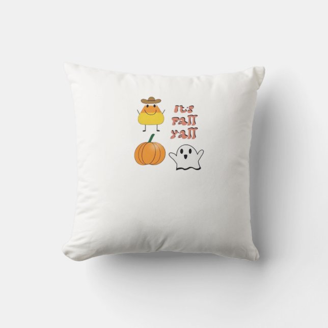 Es ist Fall Y’all Minimal Clean Kissen (Vorderseite)