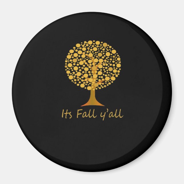 Es ist Fall Y’all Minimal Clean Magnet (Vorne)