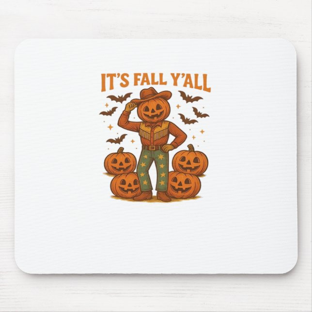 Es ist Fall Y’all Pumpkin Mousepad (Vorne)