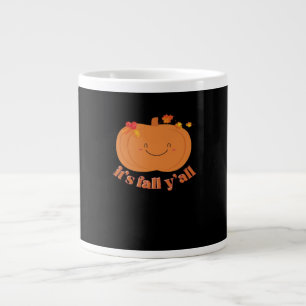 Es ist Fall Y’all Pumpkin Retro Classic Jumbo-Tasse
