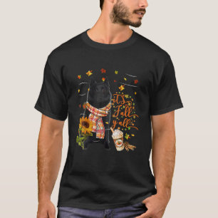 Es ist Fall Y All Schipperke Dog Erntedank T-Shirt
