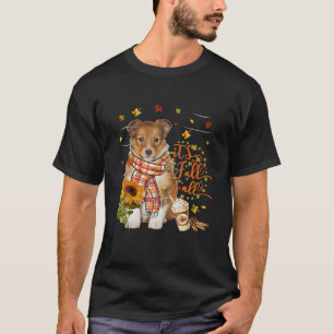 Es ist Fall Y All Shetland Sheepdog Erntedank T-Shirt