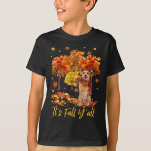 Es ist Fall Yall Australian Cattle Dog Tree Pumpki T-Shirt