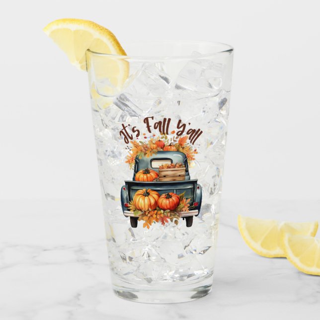 Es ist Fall Y'all Glas (Vorderseite Ice)