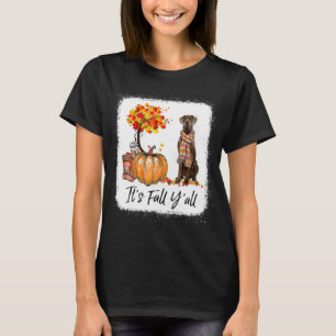 Es ist Fall Y'All Great Dane Hund Liebhaber Ernted T-Shirt