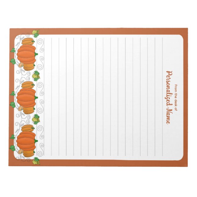 Es ist Fall Y'all - Lined Notepad Notizblock (Vorderseite)