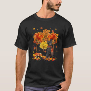 Es ist Fall Y'all Manchester Terrier Herbstbaum Fa T-Shirt