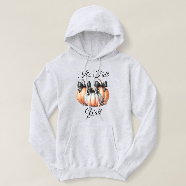 Es ist Fall Y'all: Pastel Pumpkins Hoodie (Design vorne)