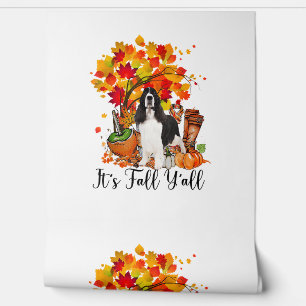 Es ist Fall Y'all Springer Spaniel Hund Halloween Tapete