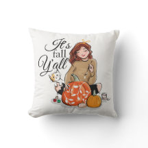 Es ist Fall Y'all Throw Kissen
