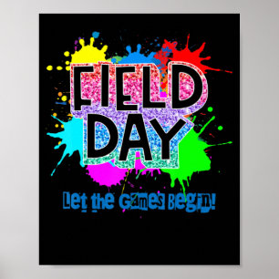 Es ist Field Day Lass The Games Begin Field Day 20 Poster