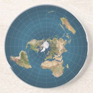 Es ist flach.  Nein, wirklich. Sandstein Untersetzer