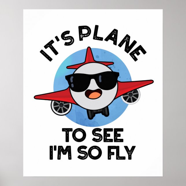 Es ist Flugzeug, zu sehen, dass ich so ein Fly Fun Poster (Vorne)