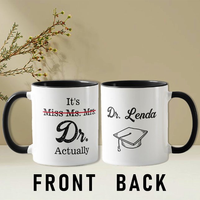 Es ist Frau Dr. Funny Spaß meme Tasse (Von Creator hochgeladen)
