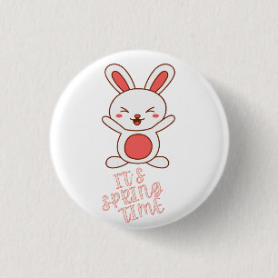 Es ist Frühjahrszeit Button