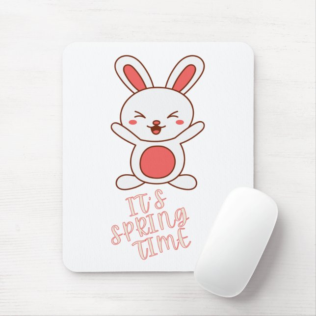 Es ist Frühlingszeit Mousepad (Mit Mouse)