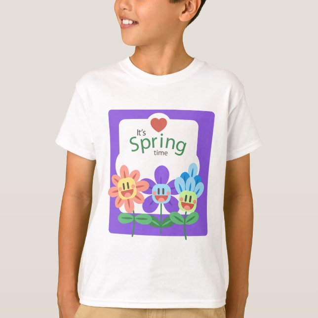 Es ist Frühlingszeit T-Shirt (Vorderseite)