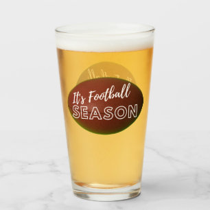 Es ist Fußball Saison Bierglas Tumbler