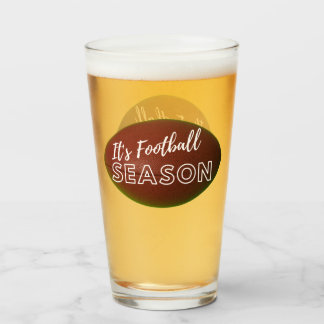 Es ist Fußball Saison Bierglas Tumbler