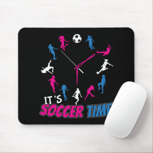 Es ist Fußball-Time-Girls-Fußball-Zitat Mousepad