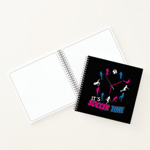 Es ist Fußball-Time-Girls-Fußball-Zitat Notizbuch