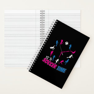 Es ist Fußball-Time-Girls-Fußball-Zitat Notizbuch