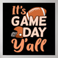 Es ist Game Day Y'all Football Player Coach