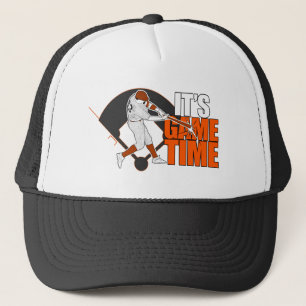 Es ist Game Time - Baseball (Orange) Truckerkappe