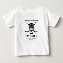 Es ist Game Time Hockey 5. Geburtstagsfeier Baby T-shirt