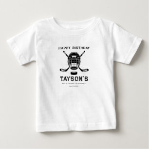 Es ist Game Time Hockey 5. Geburtstagsfeier Baby T-shirt