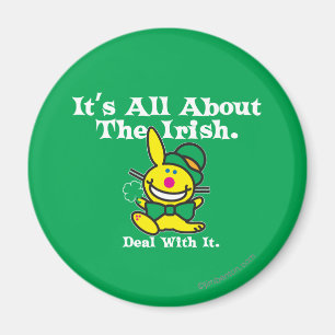 Es ist ganz über das irische (Grün) Magnet