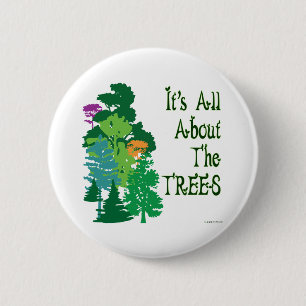 Es ist ganz über den Baum-grünen Slogan Button