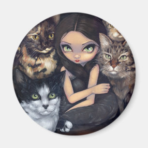 "Es ist ganz über die Katzen-" Magnet