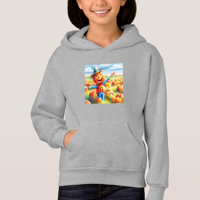 Es ist glückliche Pumpkin-Zeit Hoodie (Vorderseite)