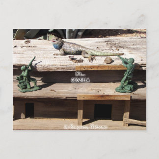 Es ist Godzilla... im Kongress in Arizona Postkarte