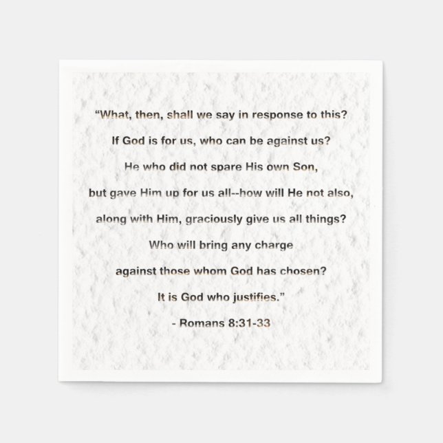 Es ist Gott, der Christlich Serviette (Vorderseite)