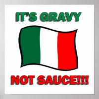 Es ist Gravy nicht sauce lustige Italienische Pizz