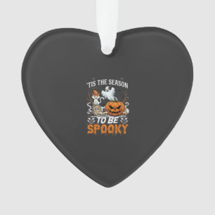 Es ist gruselige Halloween-Kürbis-Geister-Zeit Ornament