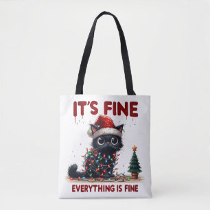 "Es ist gut, alles ist in Ordnung!" Weihnachtskatz