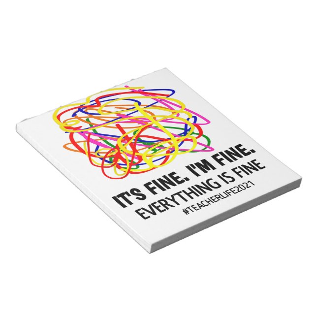 Es ist gut, dass ich gut bin, alles ist ein schöne notizblock (angewinkelt)