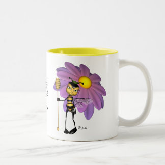 "Es ist gut, die Königin-" - Bienen-Tasse zu sein Zweifarbige Tasse