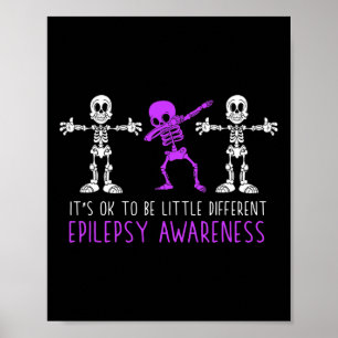 Es ist gut, ein wenig anderes Epilepsie-Bewusstsei Poster