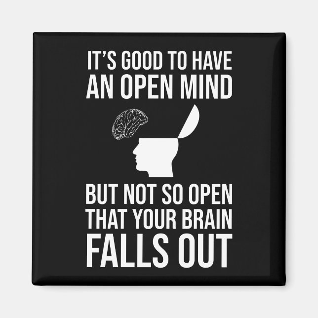 Es ist gut, eine freudvolle Skeptikerin zu haben Magnet (Vorne)