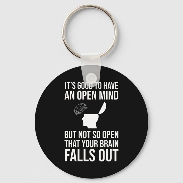 Es ist gut, eine freudvolle Skeptikerin zu haben Schlüsselanhänger (Vorderseite)