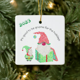 Es ist gut, Gnome Keramik Ornament zu sein